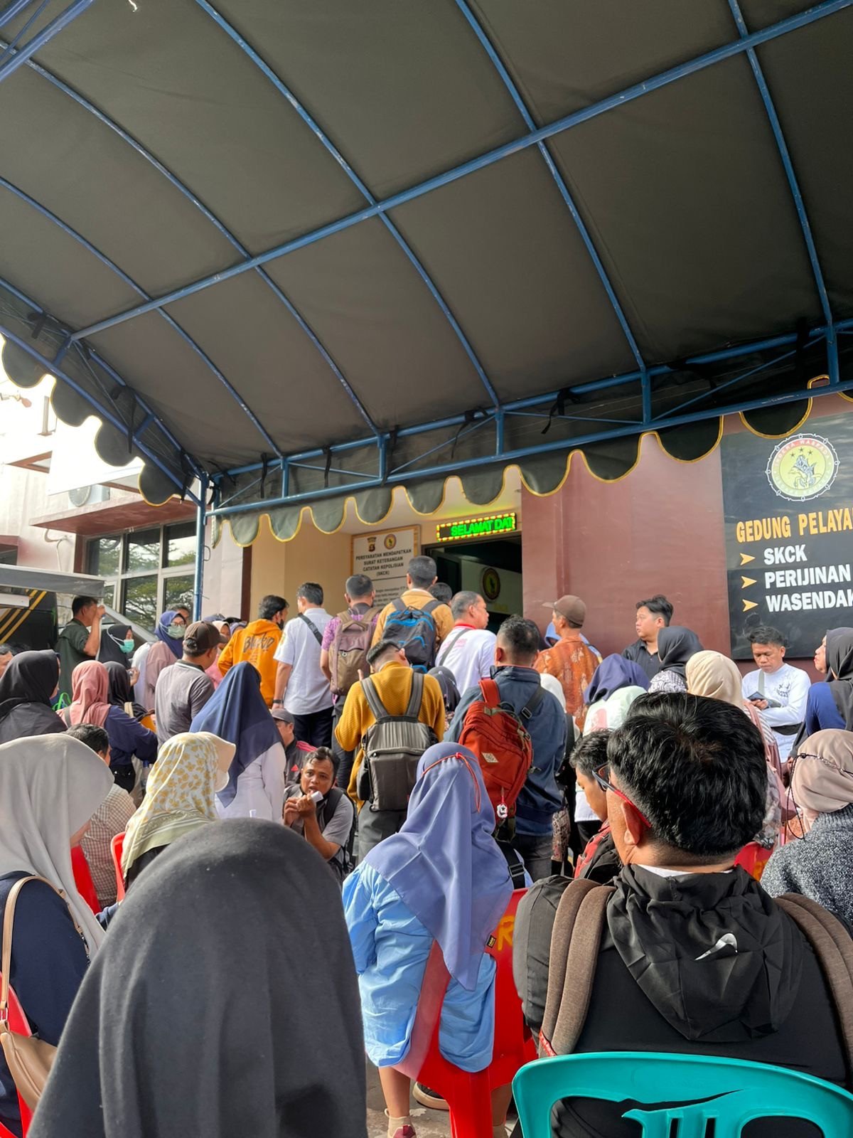 Antrean SKCK di Polresta Samarinda Membludak, Didominasi P3K dan Peserta PPG