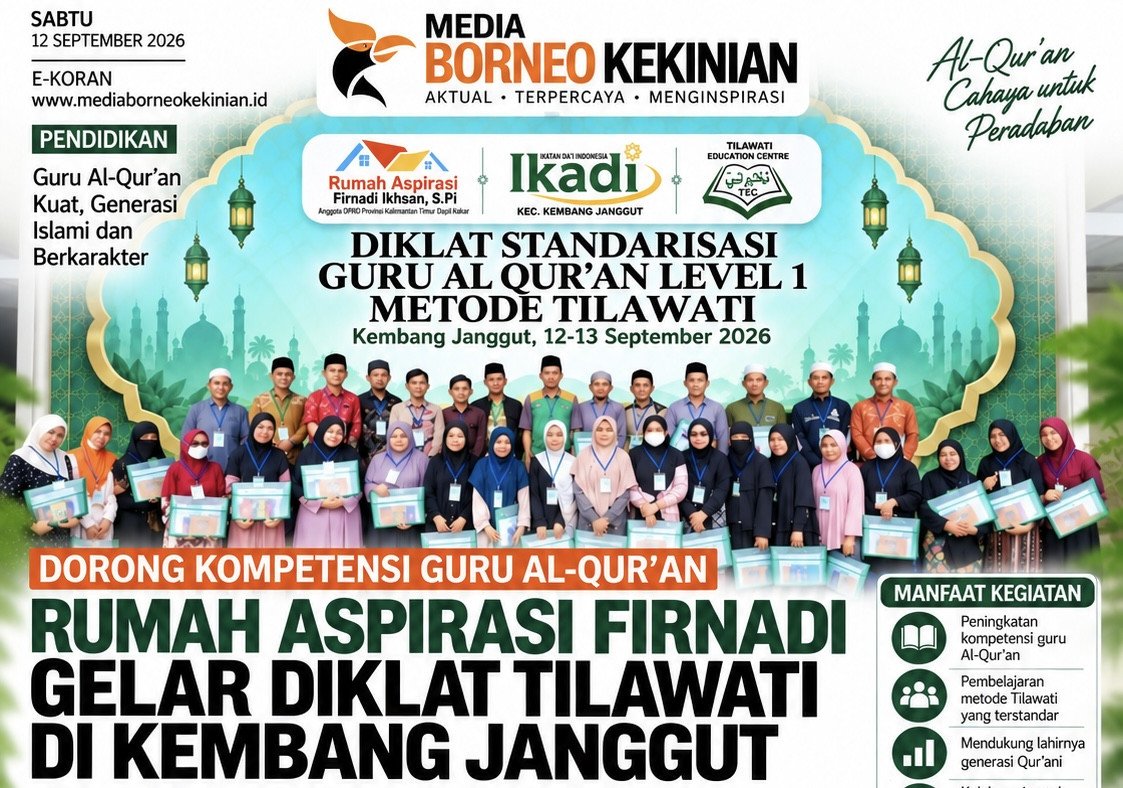 Dorong Kompetensi Guru Al-Qur’an, Rumah Aspirasi Firnadi Gelar Diklat Tilawati di Kembang Janggut
